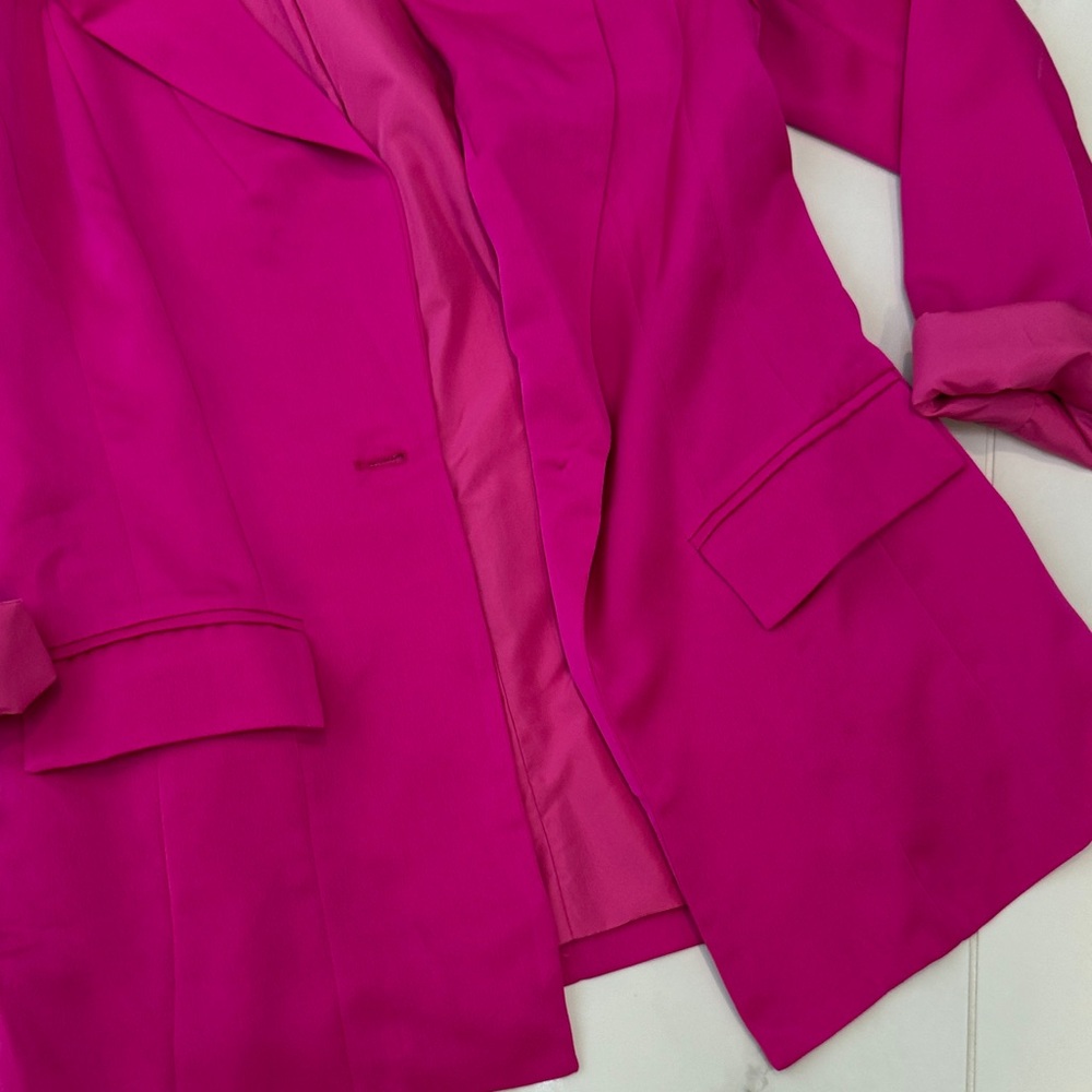 Hello Molly Fuchsia bright Blazer size xs - Picture 5 of 5